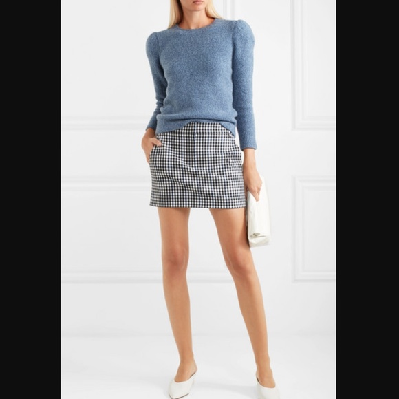 Tibi Checkered Low-Rise Mini Skirt - Picture 2 of 3
